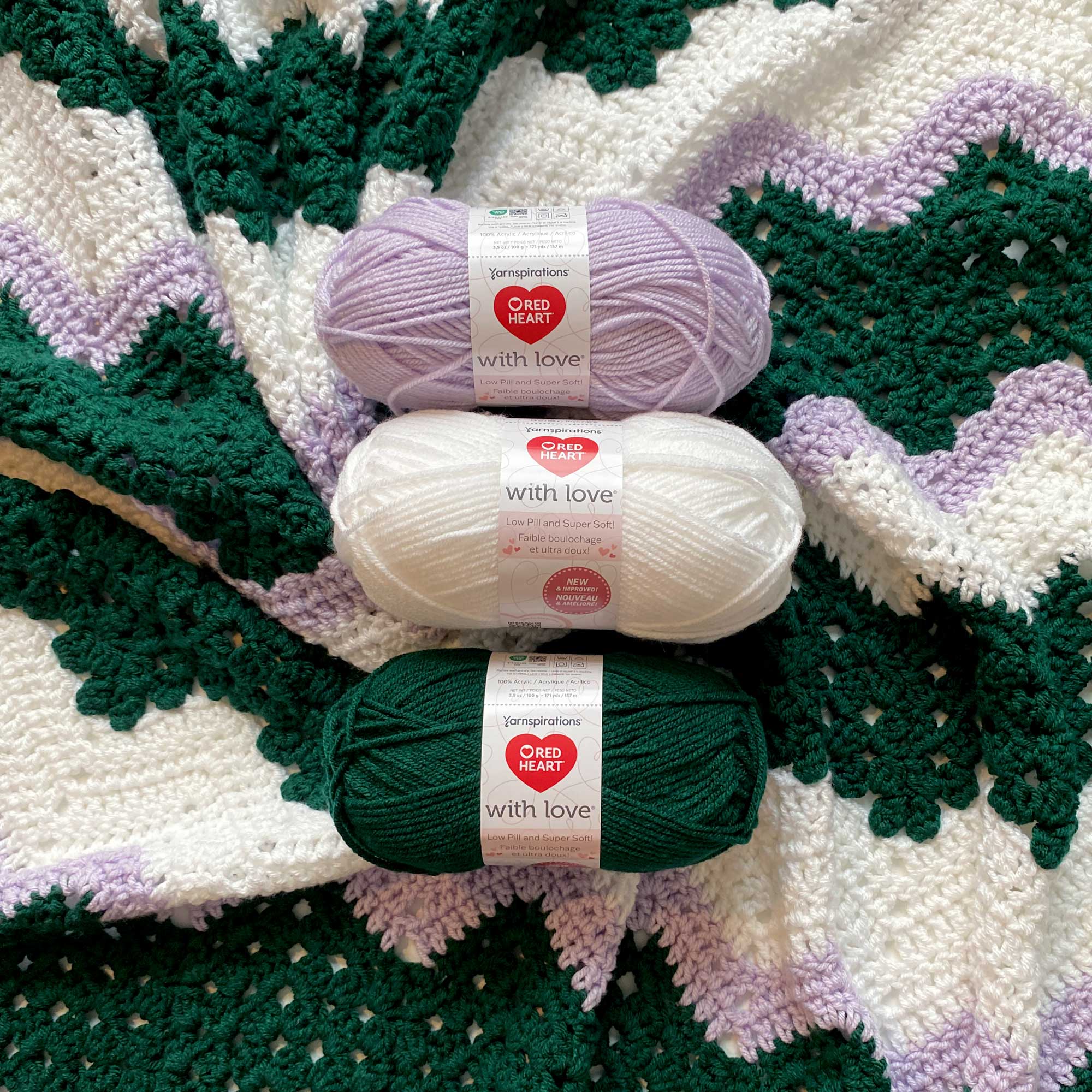 Red Heart With Love Low Pill Yarn (100g/3.5oz) - Image 17