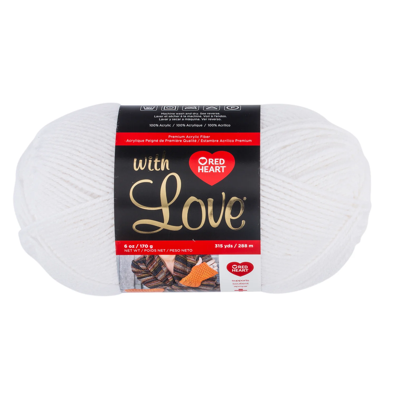 Red Heart With Love Yarn (170g/4.5oz) - Discontinued Shades