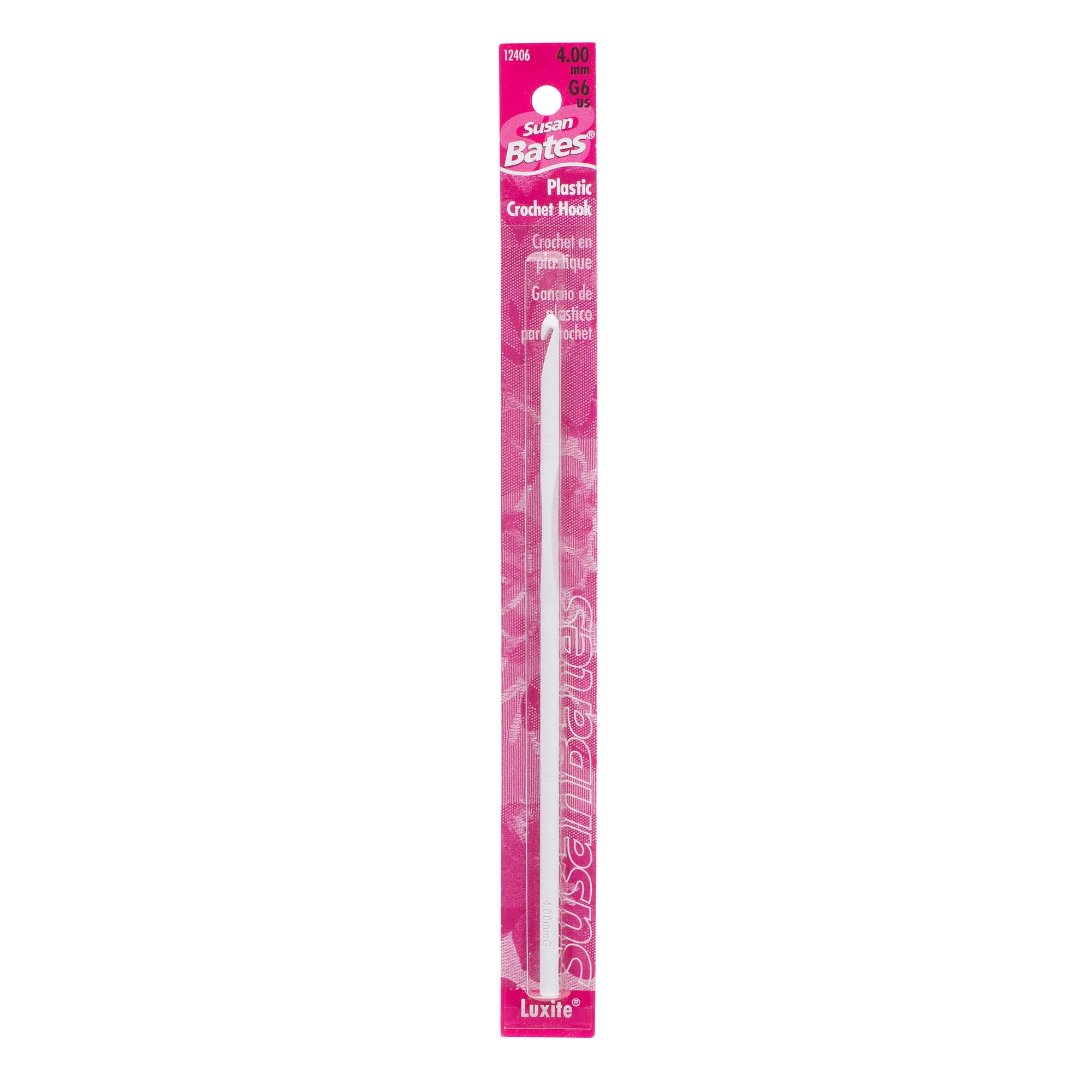 Susan Bates Luxite 5.5" Plastic Crochet Hook - Clearance Items - Image 11