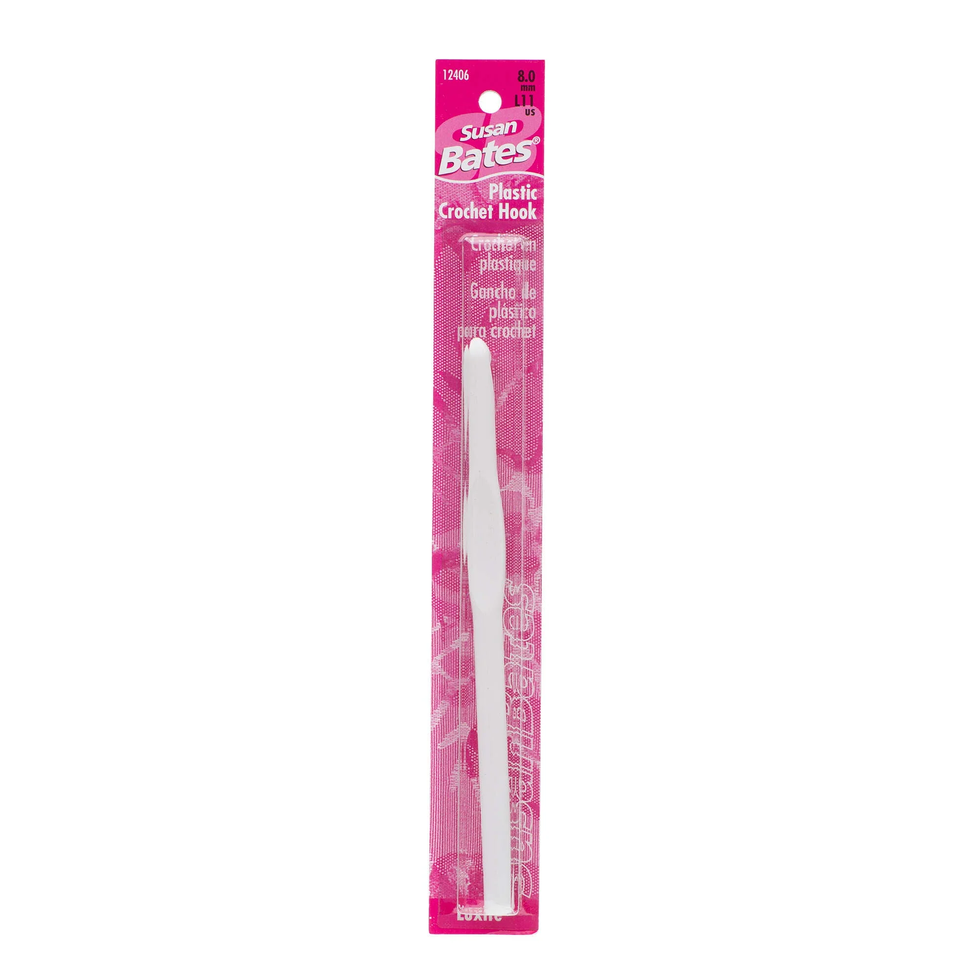 Susan Bates Luxite 5.5" Plastic Crochet Hook - Clearance Items - Image 12