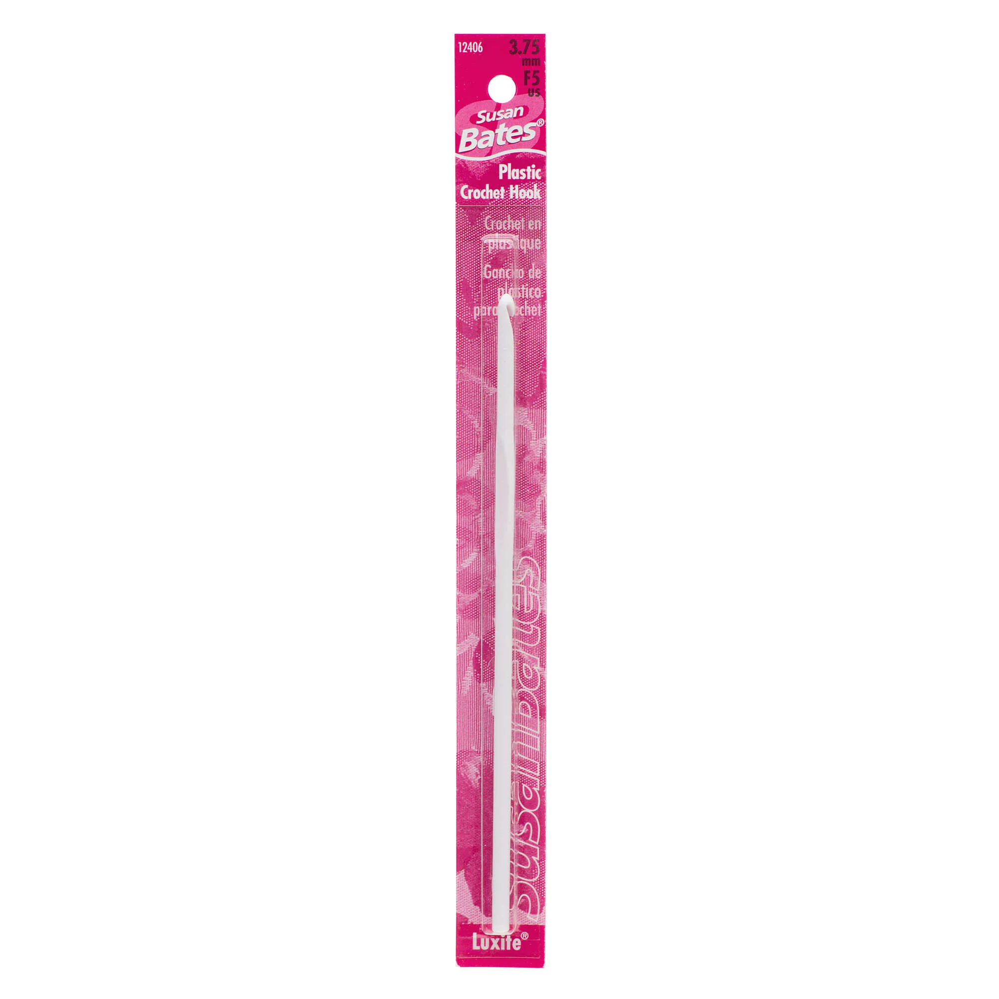 Susan Bates Luxite 5.5" Plastic Crochet Hook - Discontinued Items - Image 7