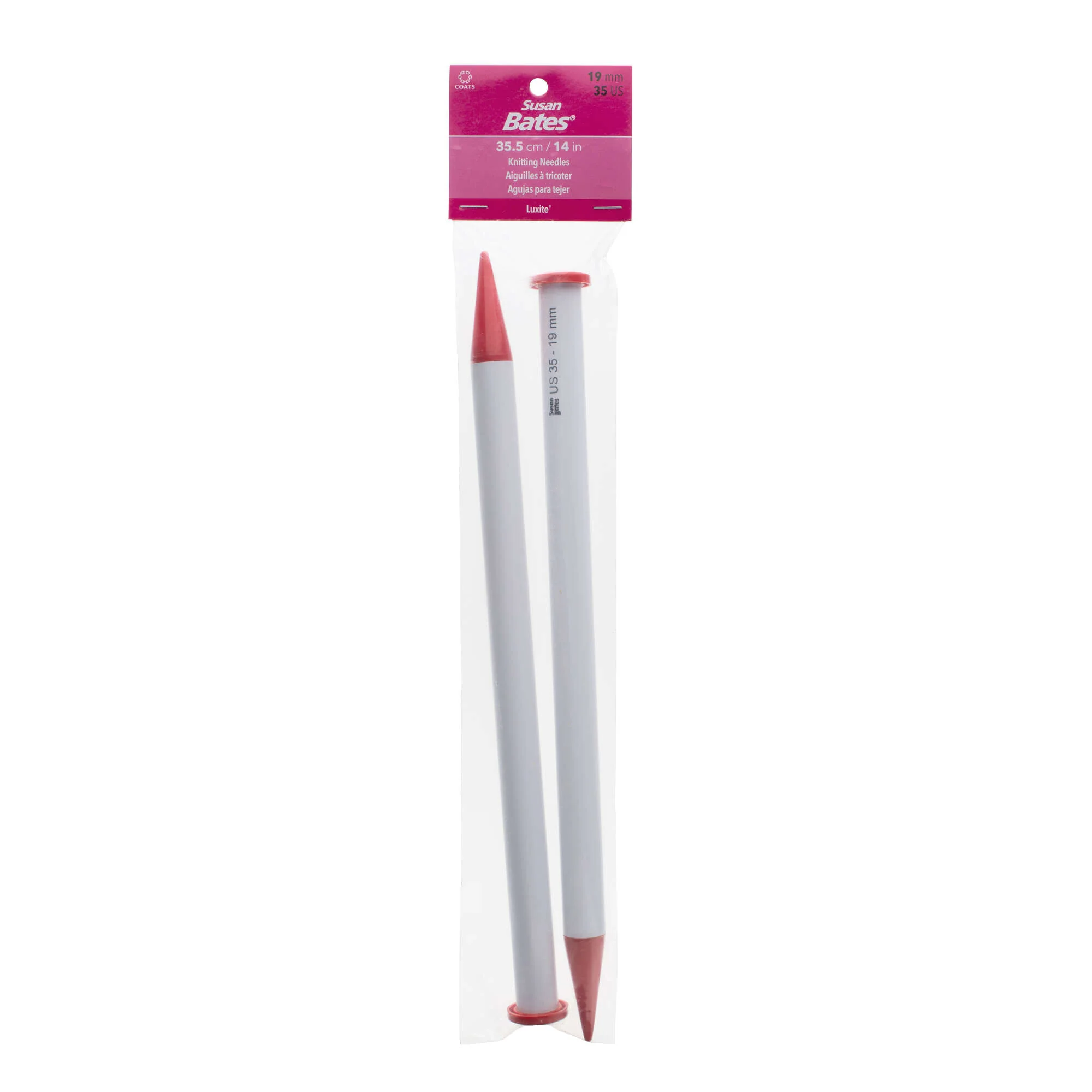Susan Bates Luxite Jiffy 14" Single Point Knitting Needles - Image 5