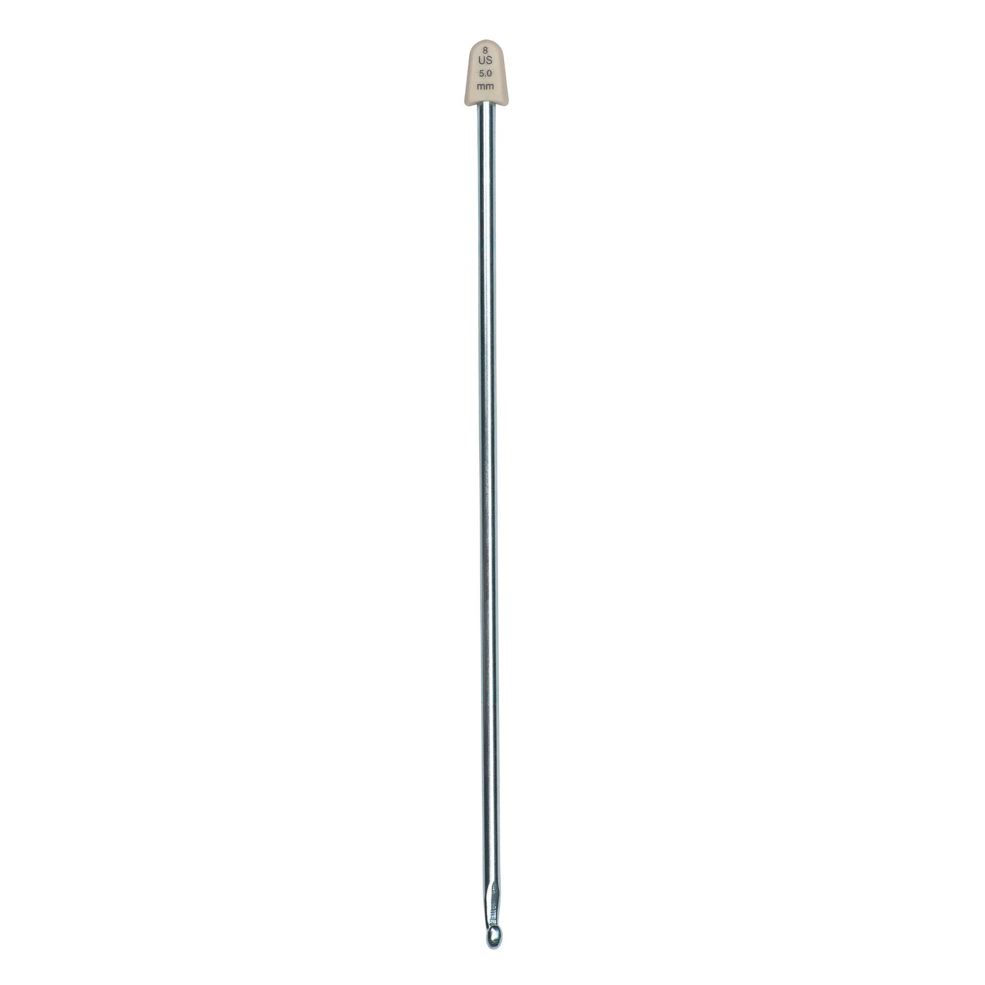 Susan Bates Silvalume 10" Afghan Crochet Hook - Image 2