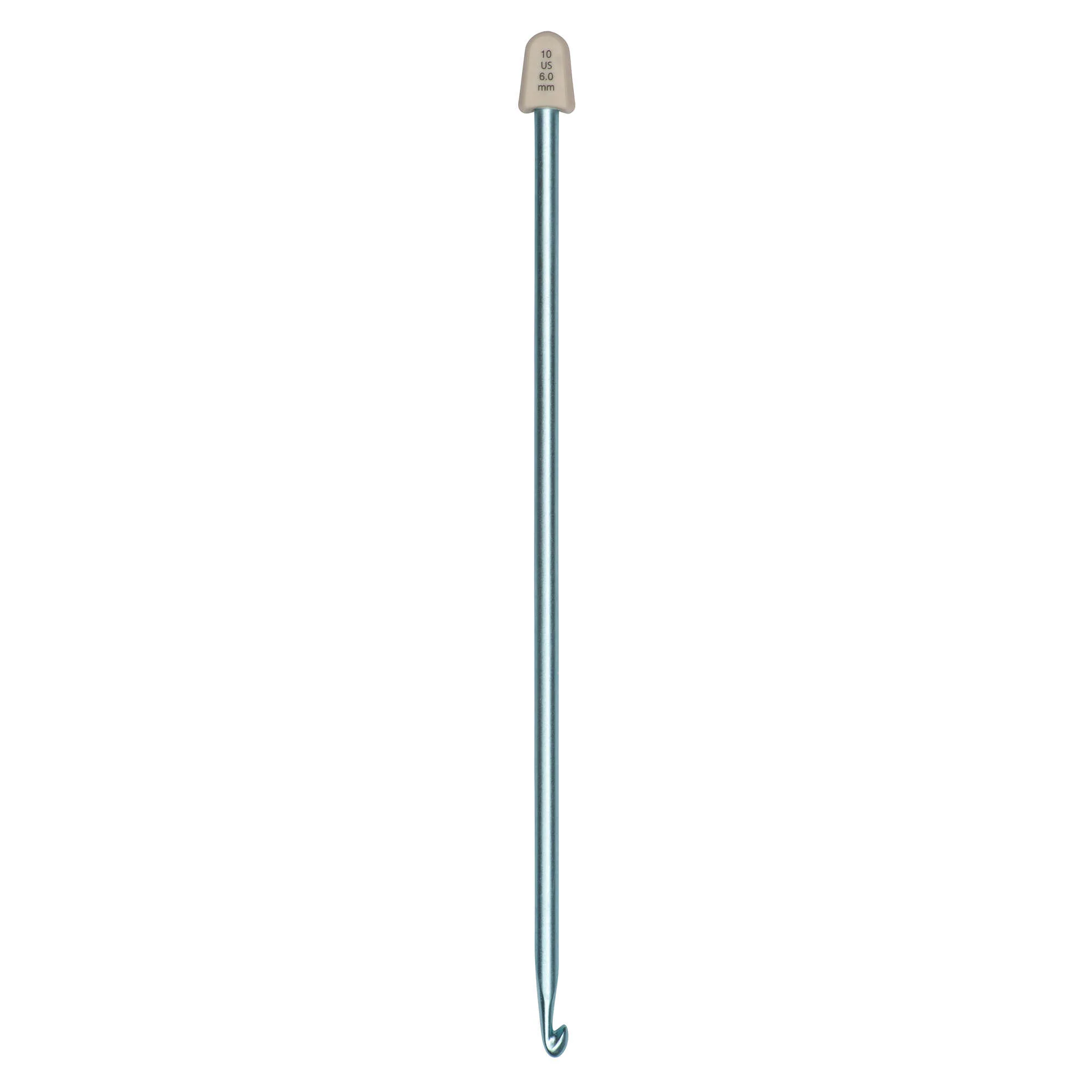Susan Bates Silvalume 10" Afghan Crochet Hook - Image 4
