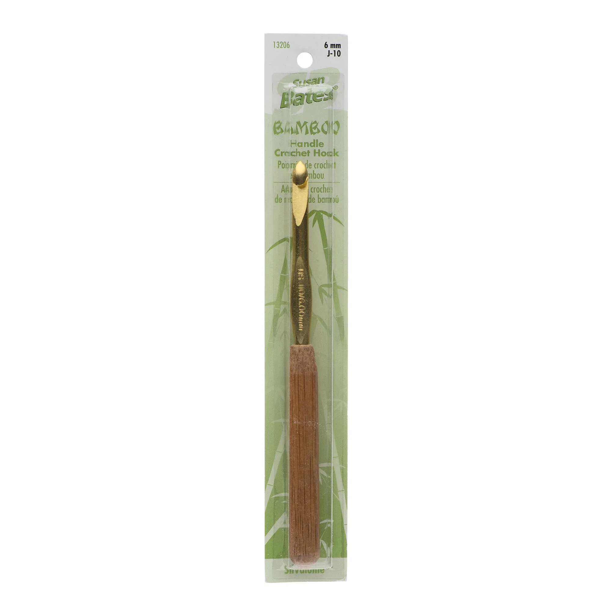 Susan Bates Silvalume Bamboo Handle/Aluminum Head Crochet Hook - Discontinued Items - Image 4