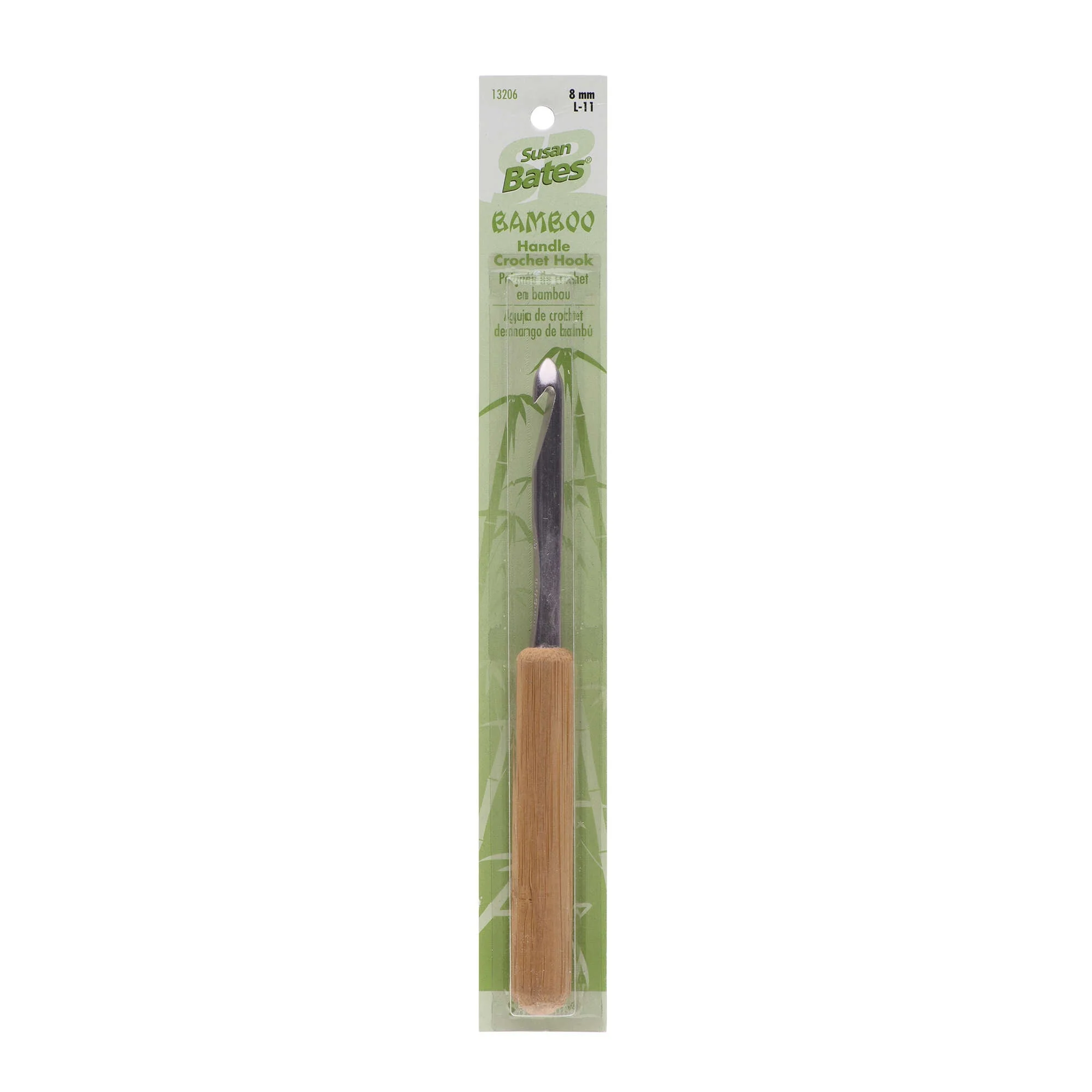 Susan Bates Silvalume Bamboo Handle/Aluminum Head Crochet Hook - Discontinued Items - Image 8