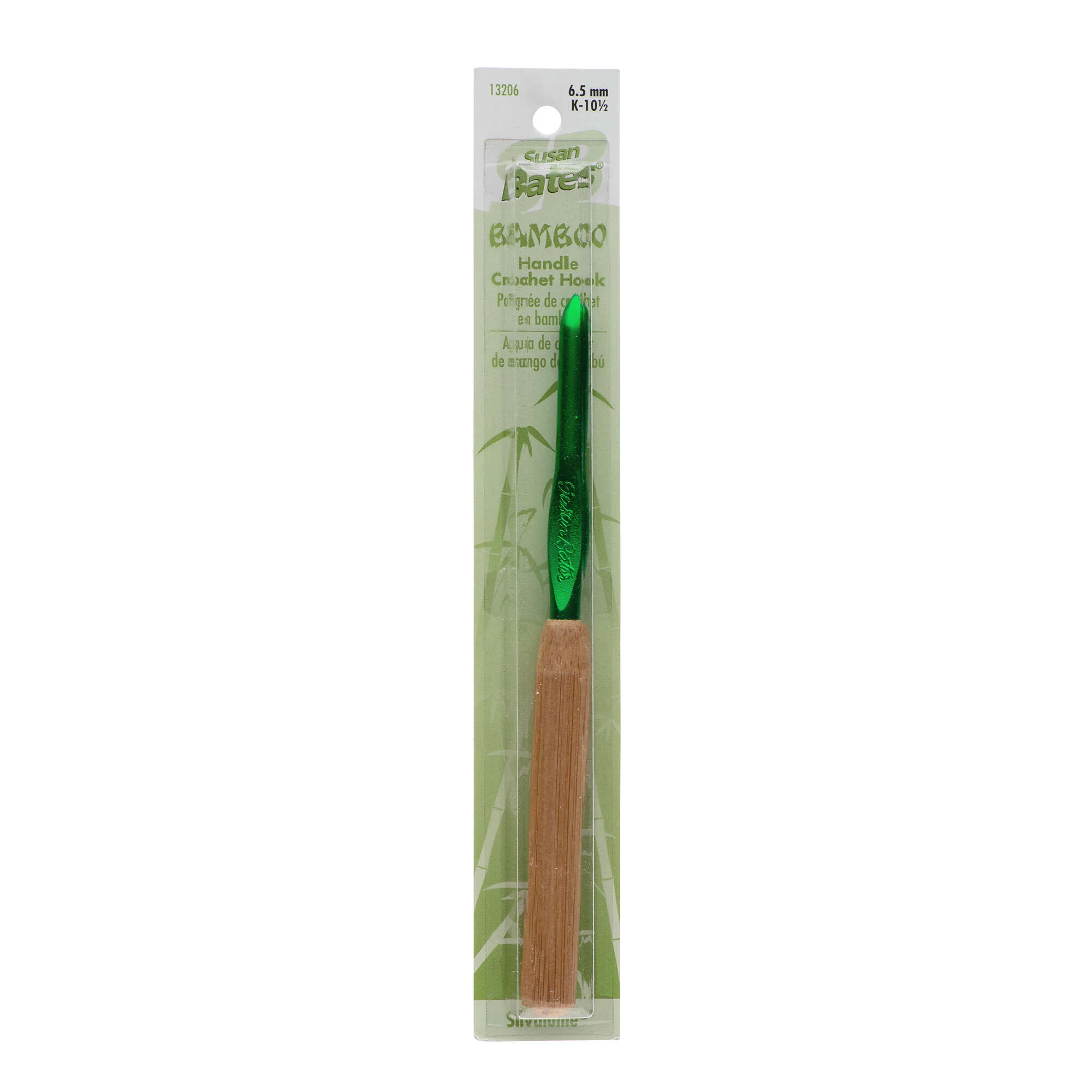 Susan Bates Silvalume Bamboo Handle/Aluminum Head Crochet Hook - Discontinued Items - Image 3