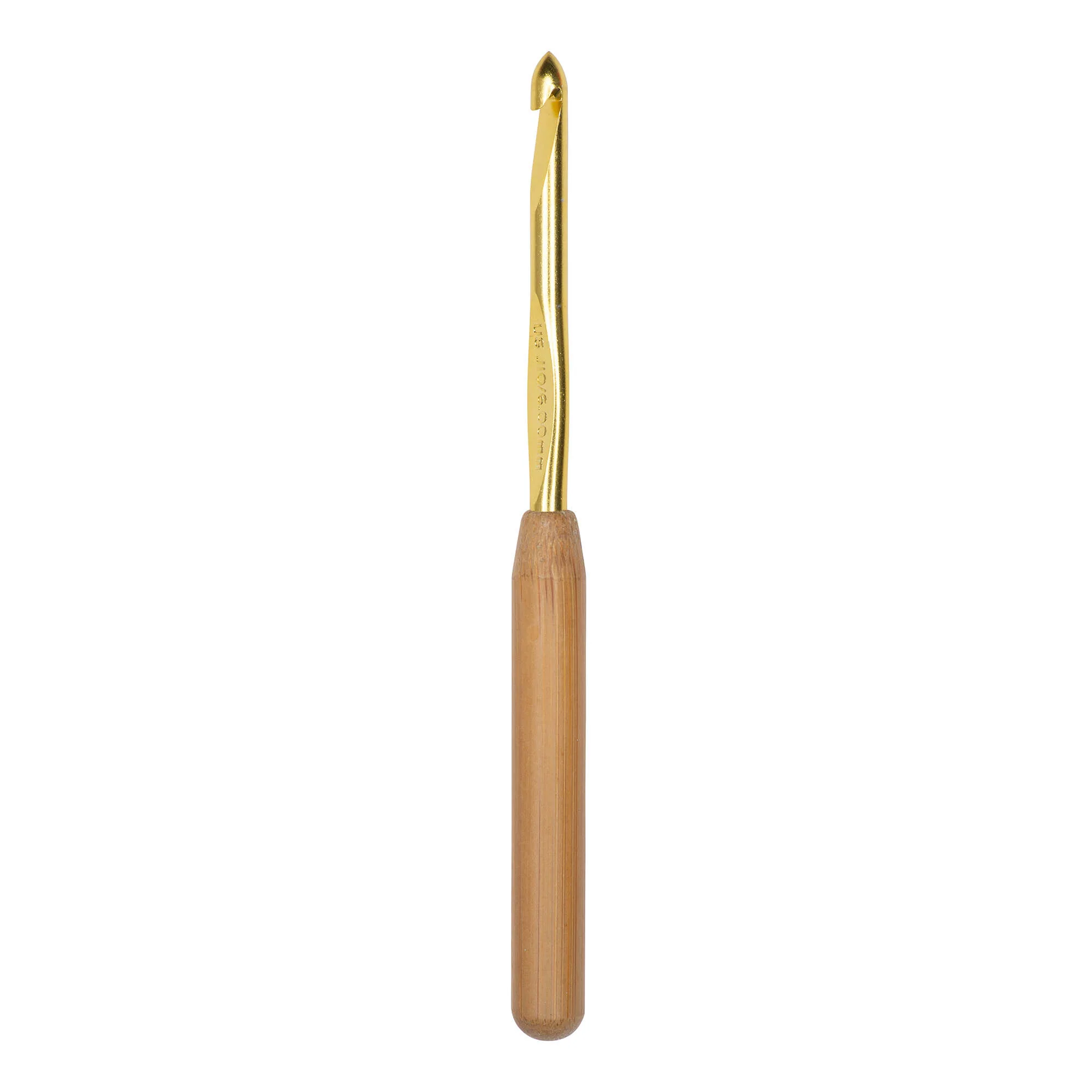 Susan Bates Silvalume Bamboo Handle/Aluminum Head Crochet Hook - Discontinued Items - Image 2