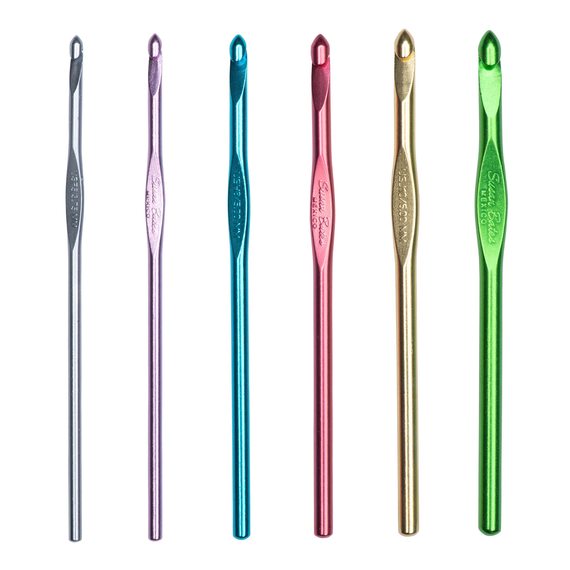 Susan Bates Silvalume Set of 6 Crochet Hooks - Image 2
