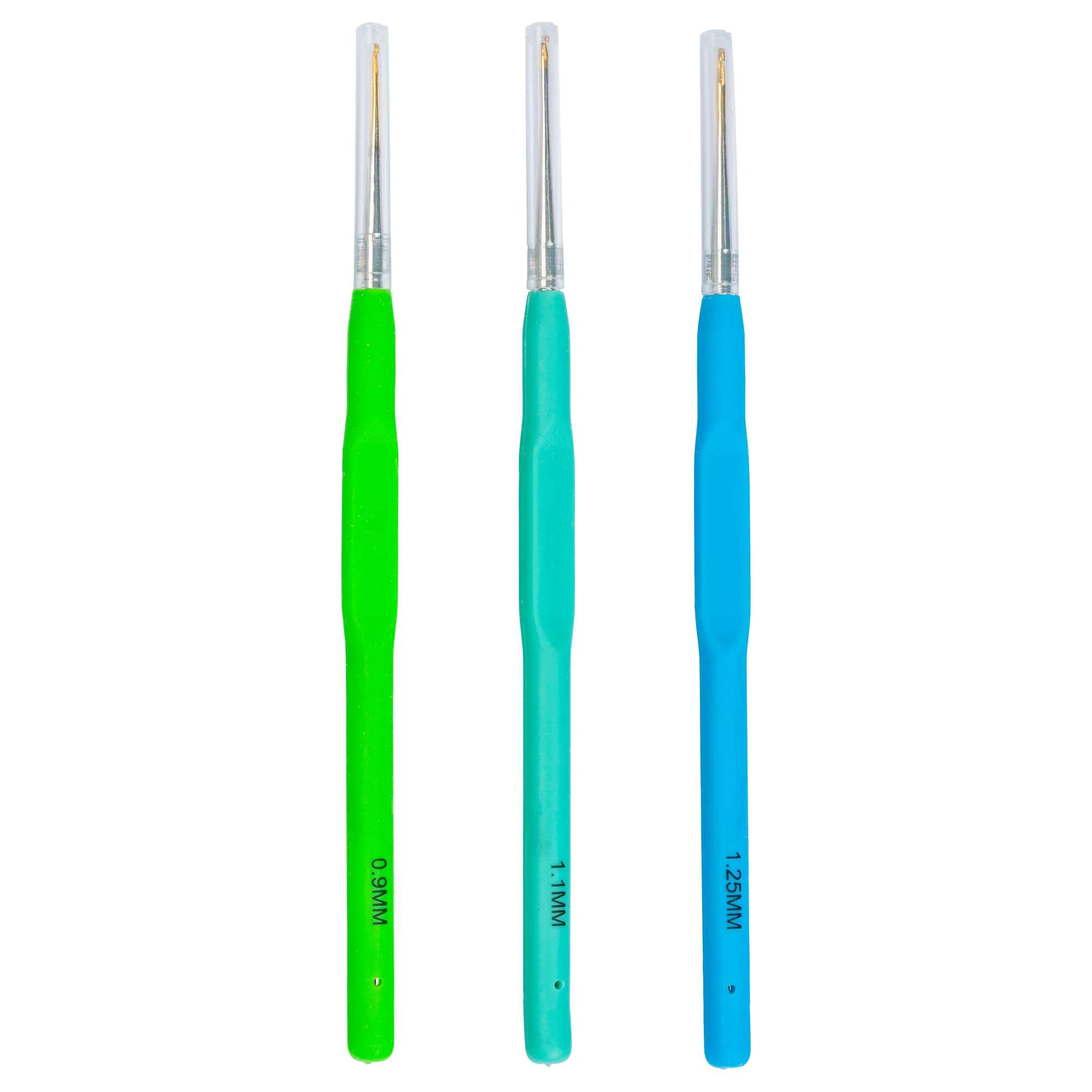 Susan Bates Soft Ergonomic Crochet Hook Set: Sizes 0.9, 1.1, 1.25 MM - Image 2
