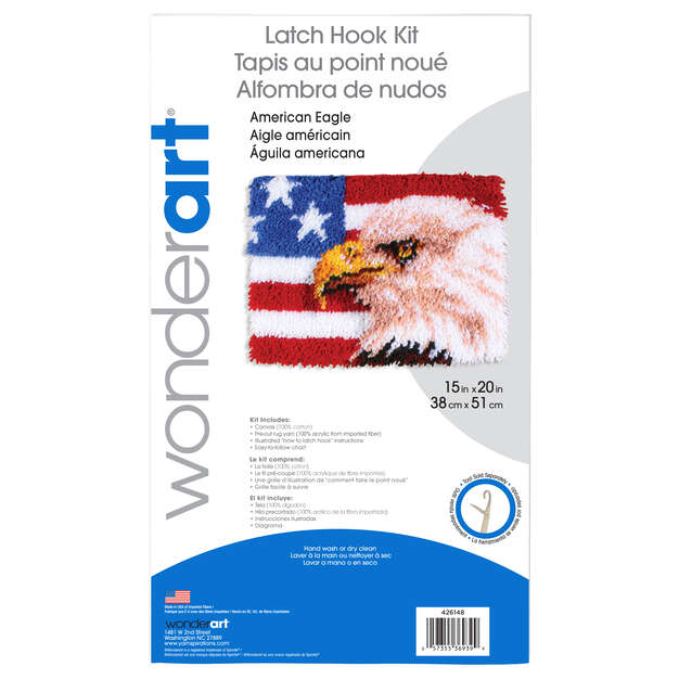 WonderArt American Eagle Kit 15" x 20" - Discontinued Items - Image 5