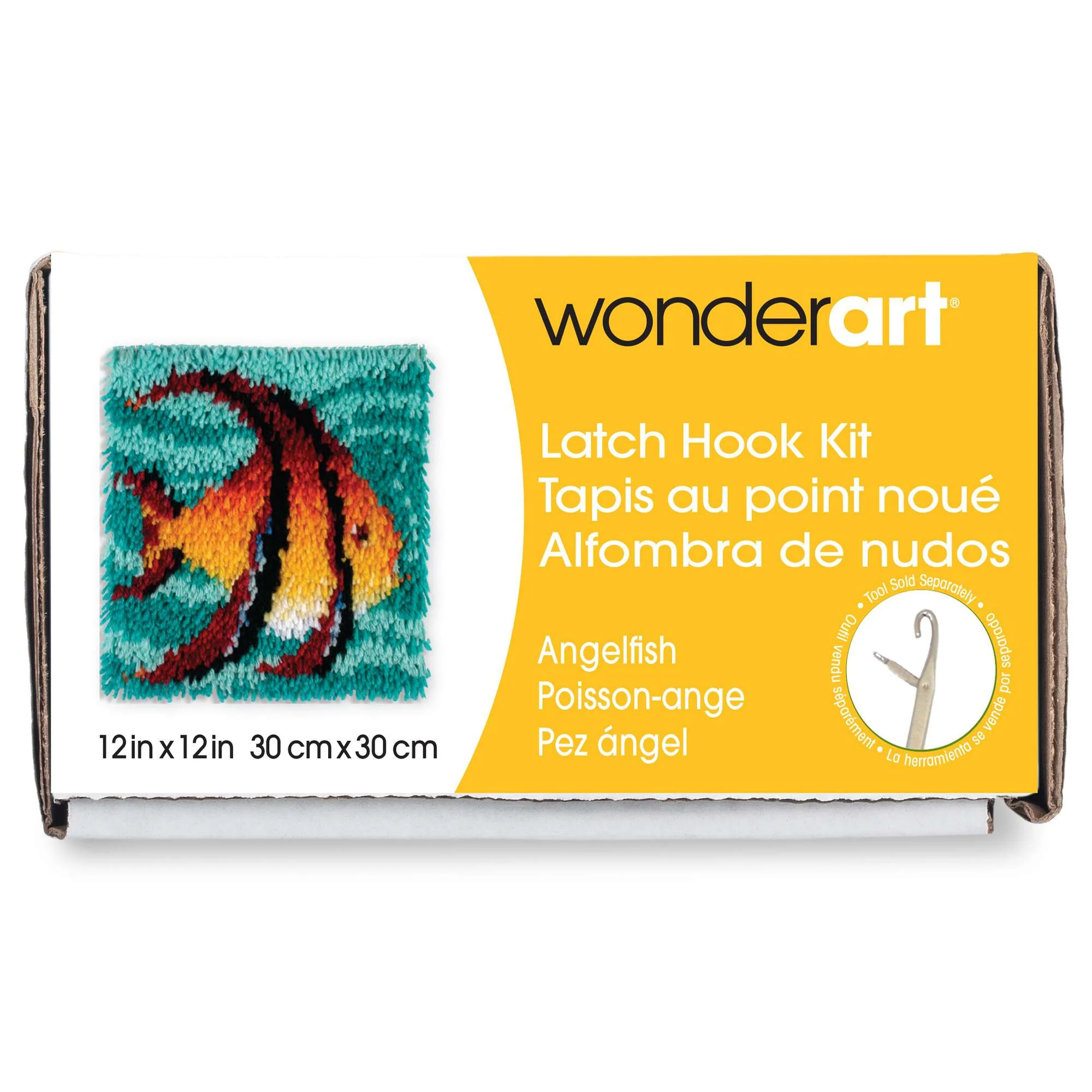 WonderArt Angel Fish Kit 12" x 12" - Discontinued Items - Image 4