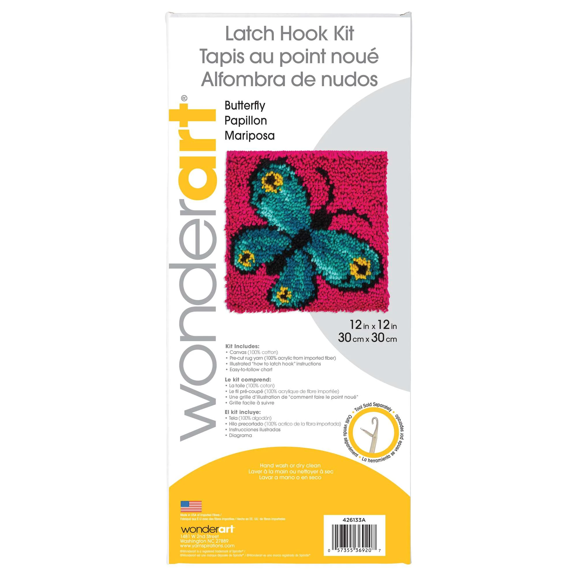 WonderArt Butterfly Kit 12" x 12" - Discontinued Items - Image 5