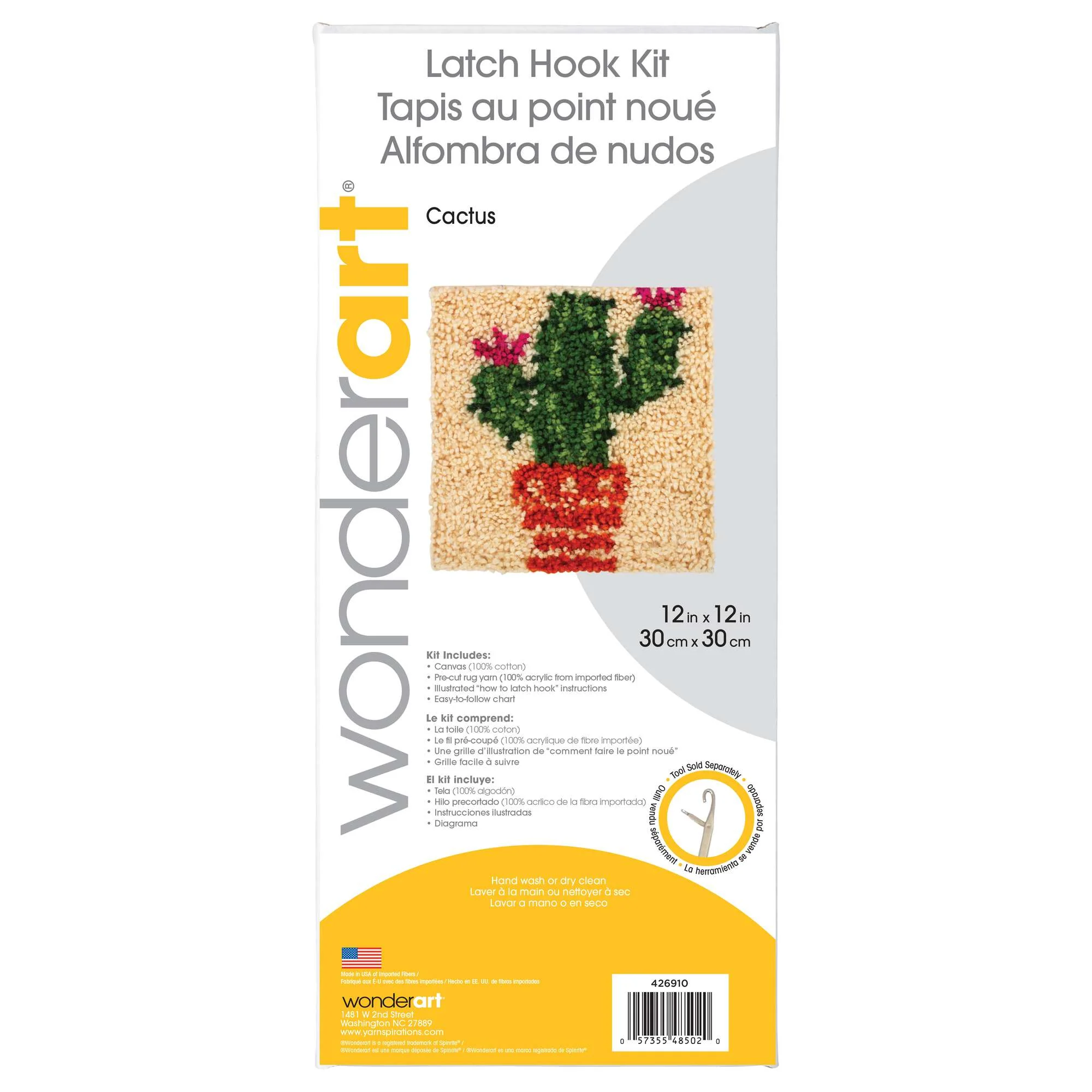WonderArt Cactus Kit 12" x 12" - Discontinued Items - Image 5