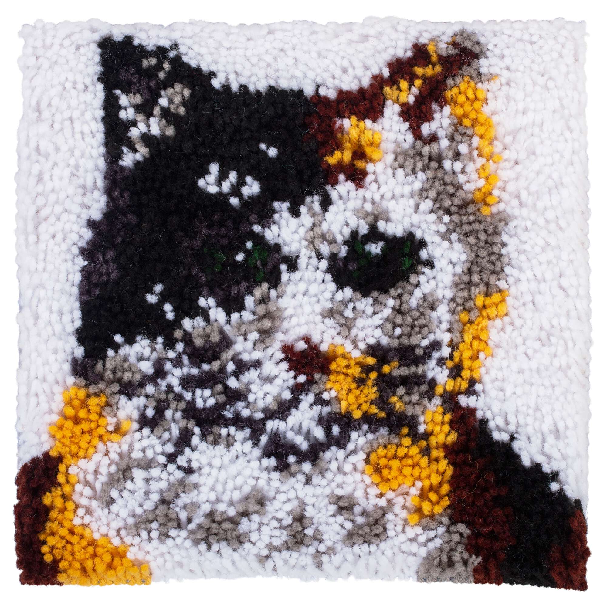 WonderArt Calico Cat Kit 12" x 12" - Discontinued Items - Image 2