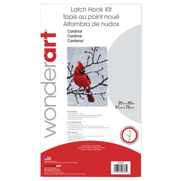 WonderArt Classic Cardinal Kit 20" x 30" - Discontinued Items - Image 4