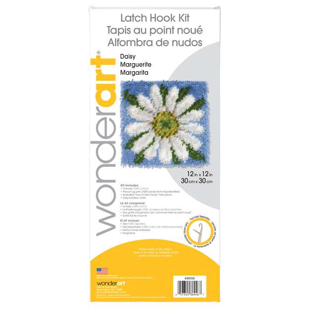 WonderArt Daisy Kit 12" x 12" - Discontinued Items - Image 4