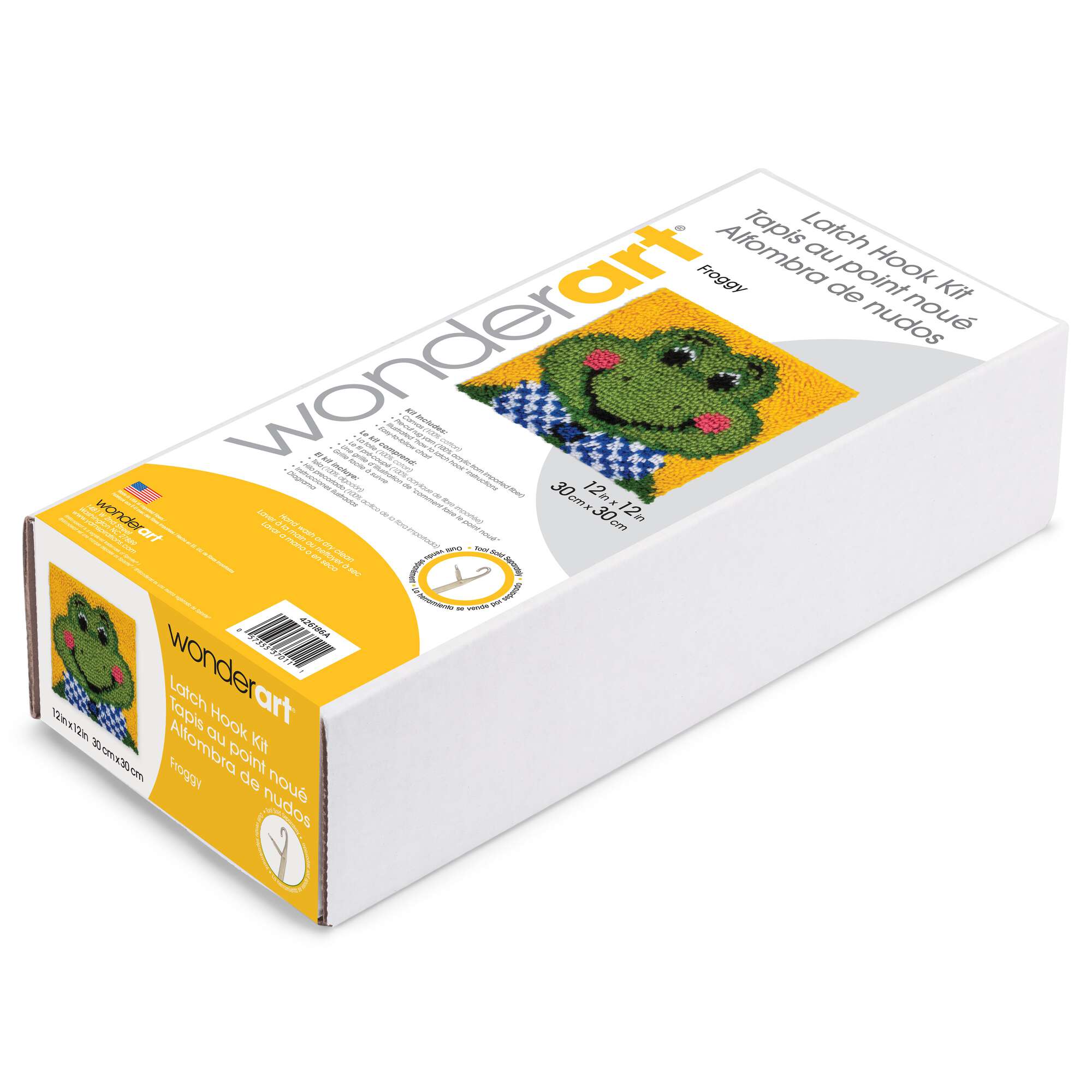 WonderArt Froggy Kit 12" x 12" - Discontinued Items - Image 3