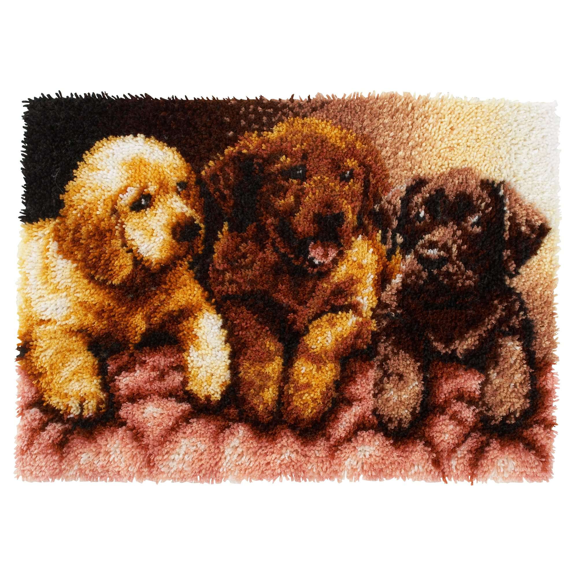 WonderArt Lab Puppies Kit 24" x 34" - Clearance Items