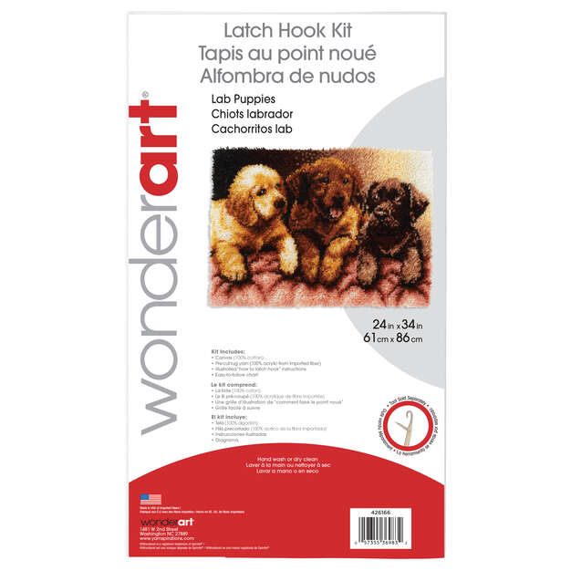 WonderArt Lab Puppies Kit 24" x 34" - Clearance Items - Image 5