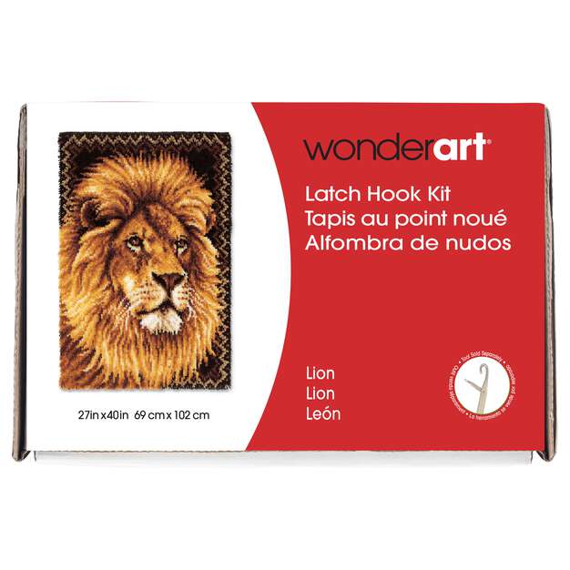 WonderArt Lion Kit 27" x 40" - Discontinued Items - Image 4