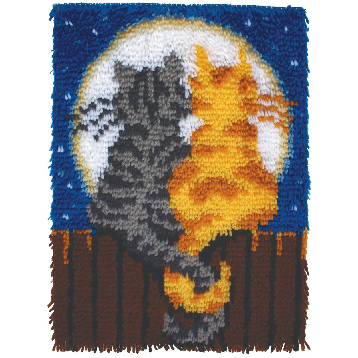 WonderArt Moonlight Meow Kit 15" x 20" - Discontinued Items