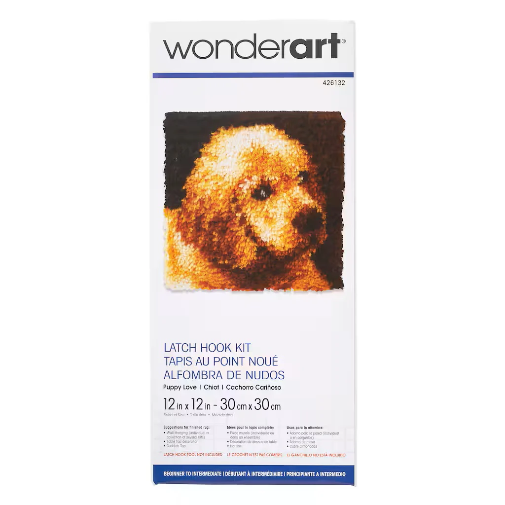 WonderArt Puppy Love Kit 12" x 12" - Discontinued Items - Image 2