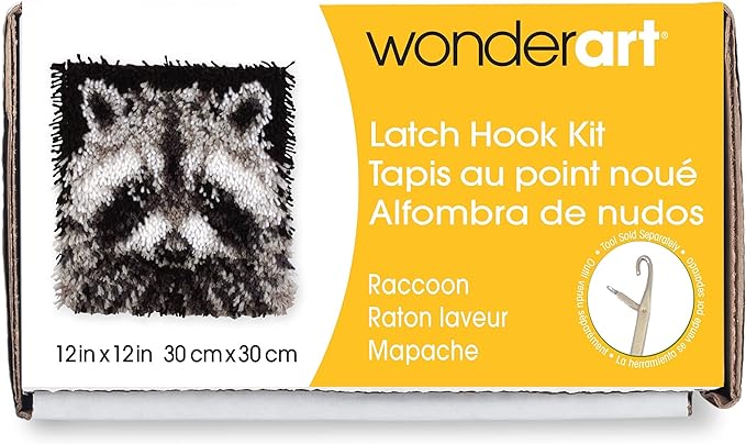 WonderArt Raccoon Kit 12" x 12" - Discontinued Items - Image 2